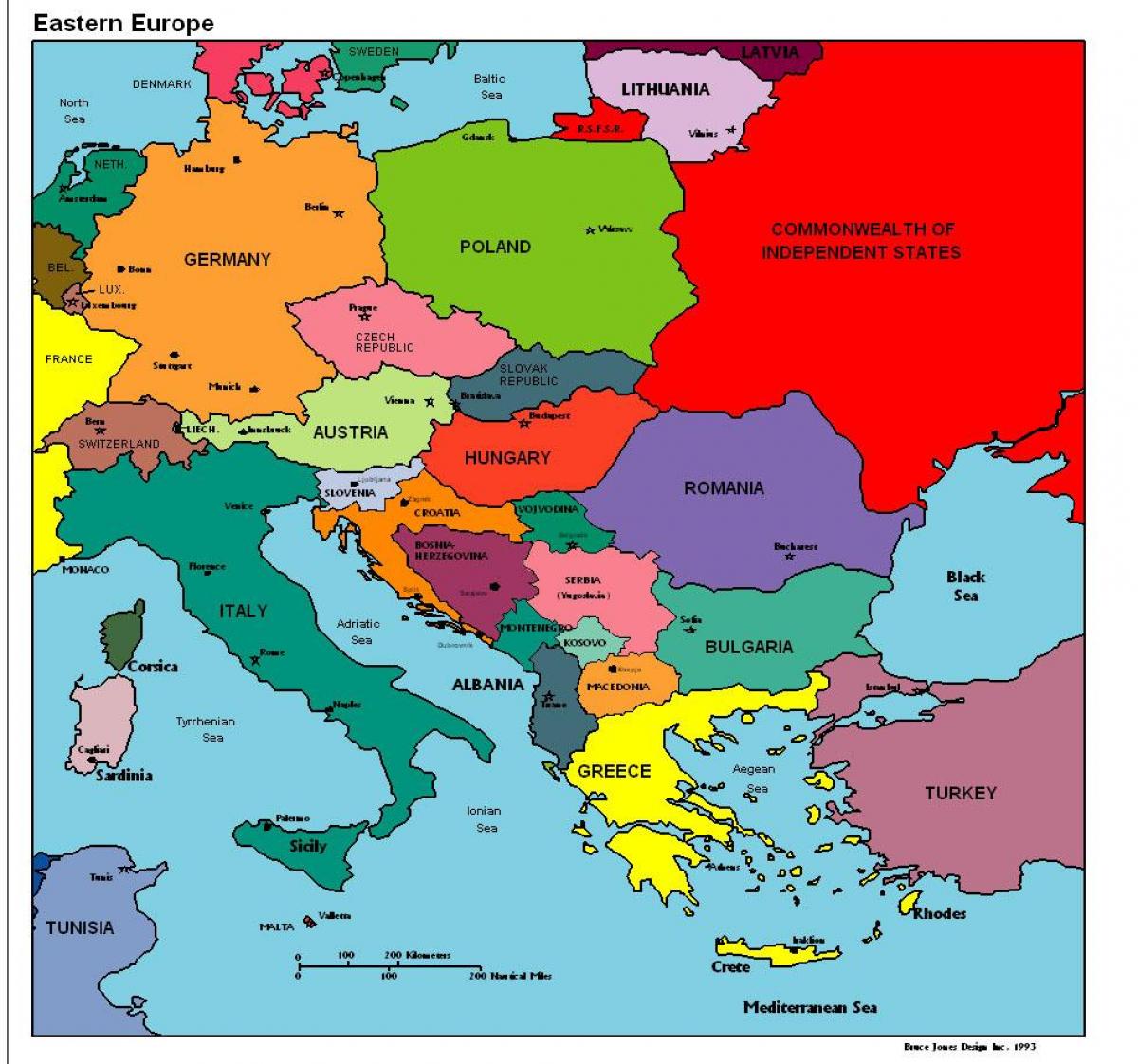 zemljevid evrope kažejo, Albanija