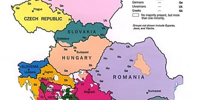 Etnični zemljevid Albanije